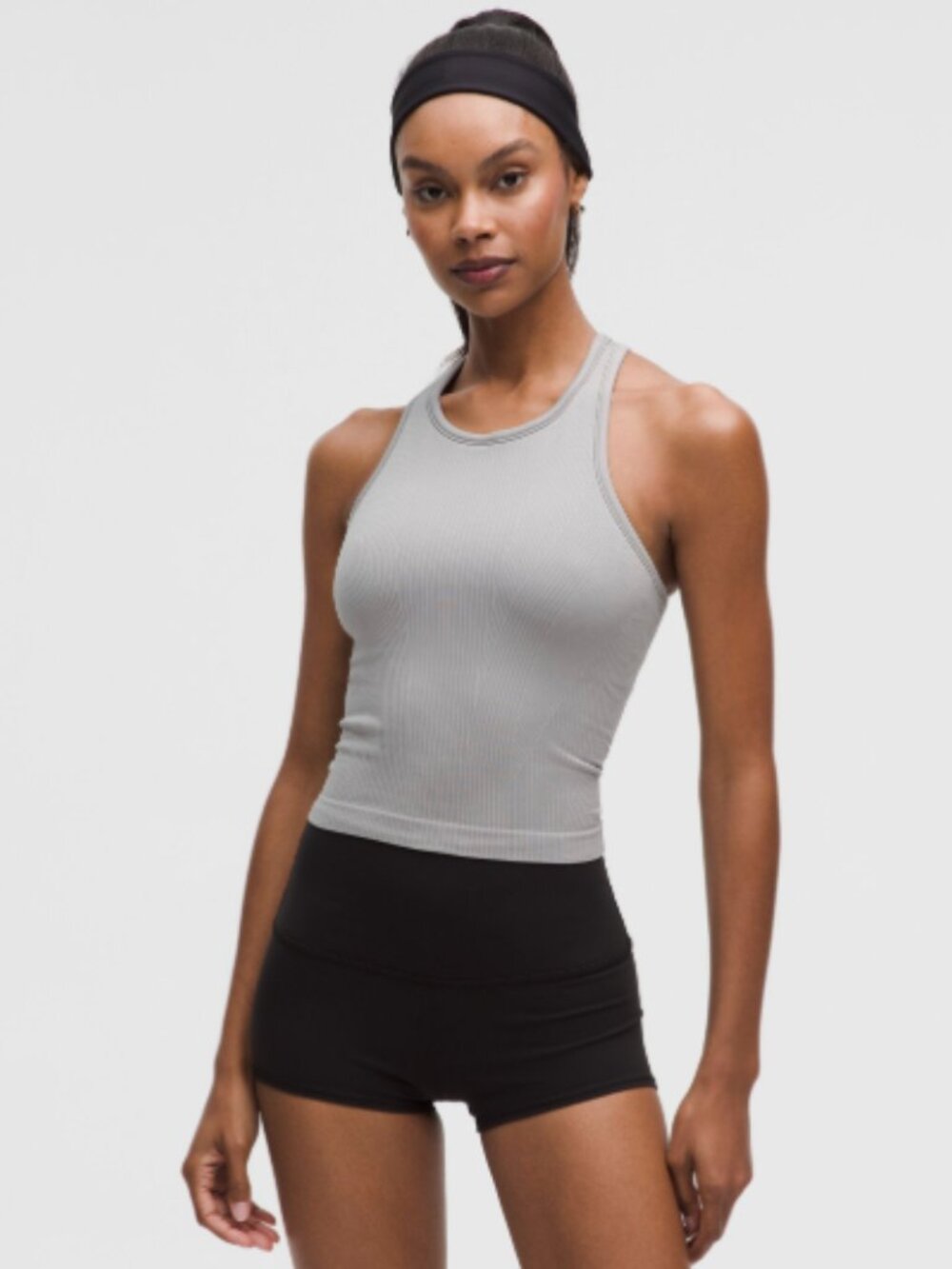 Lululuemon Ebb to Street Cropped Racerback Tank Top *Light Support, B/C Cup